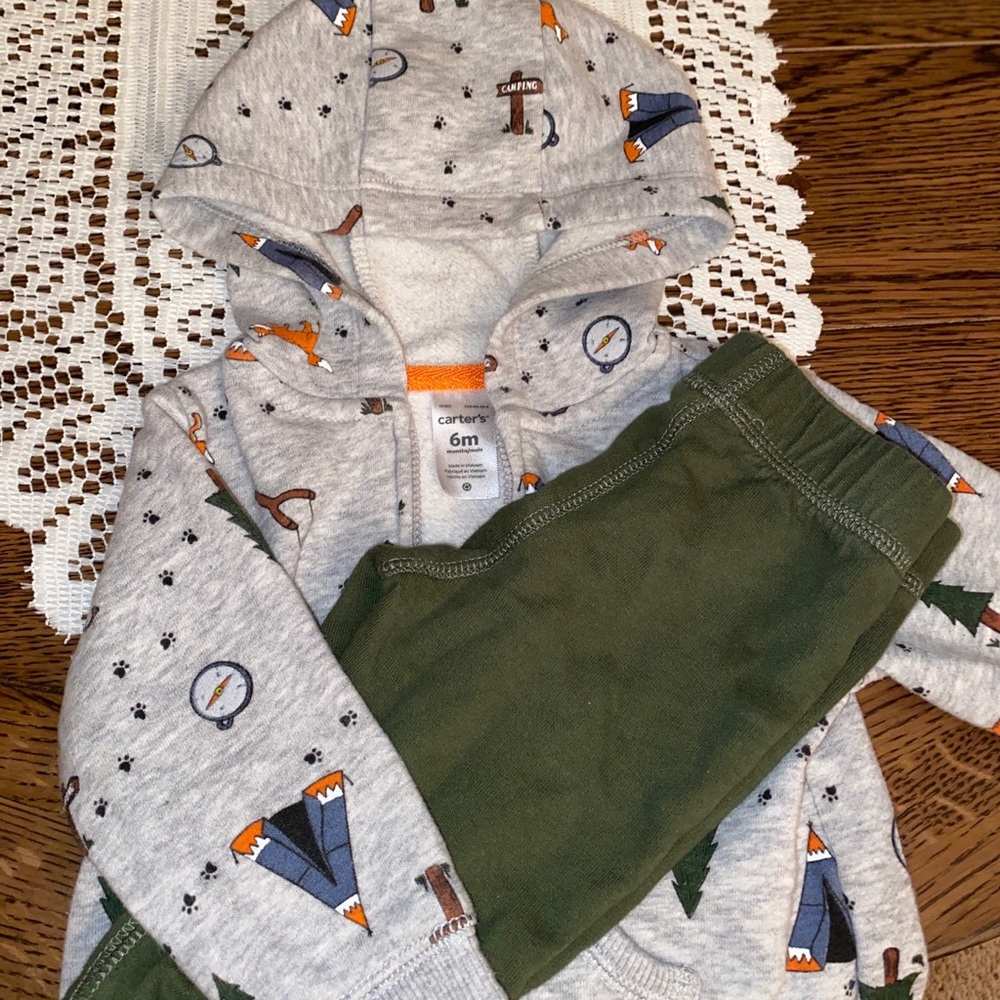 carter baby matching set